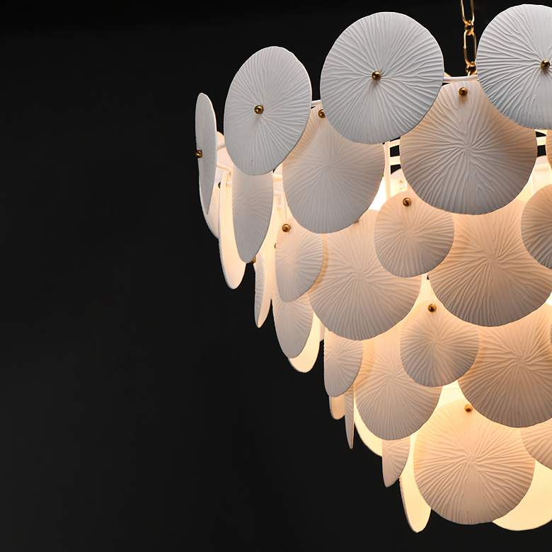 Image 4 Maxim Isla 29" Wide Natural Aged Brass 8-Light Pendant more views
