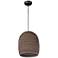 Maxim Java 10 1/2" Wide Black Mini Pendant Light