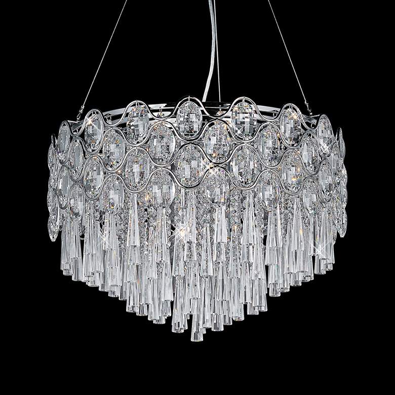 Image 1 Maxim Jewel 20-Light 22"W Crystal Pendant Light