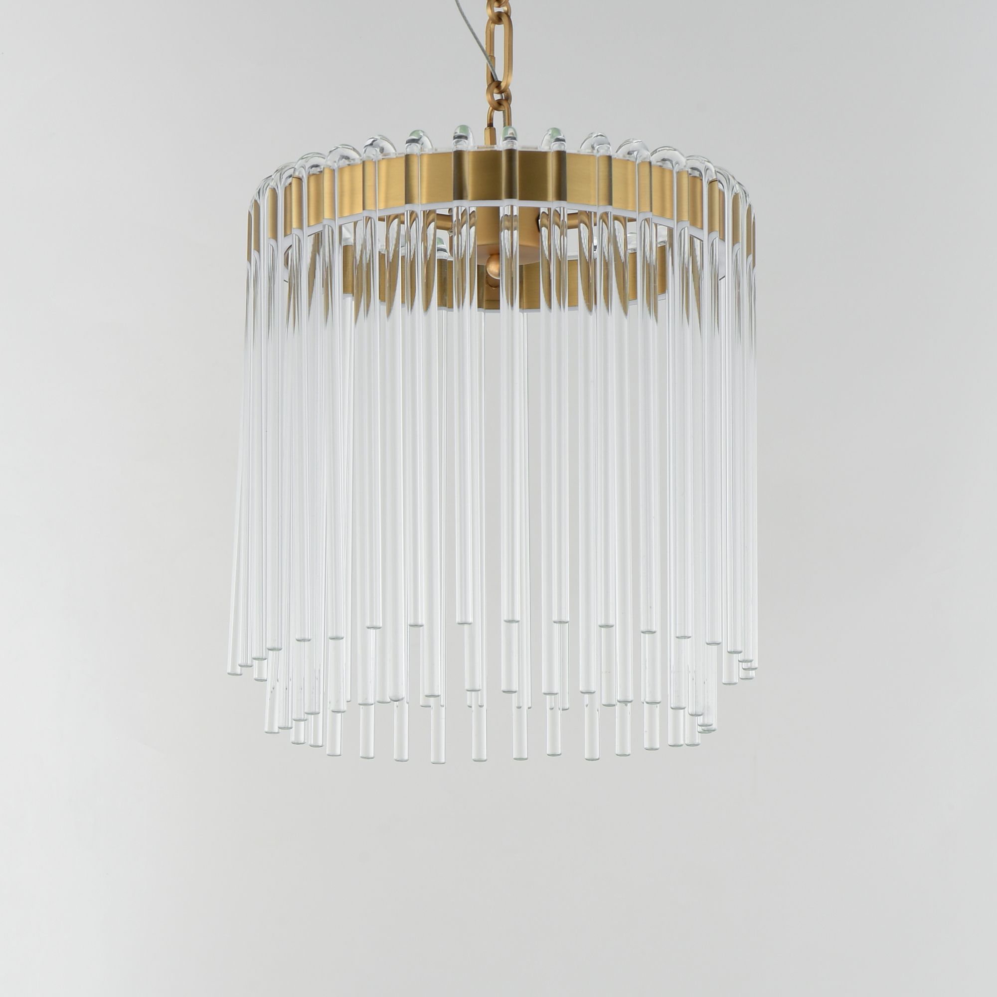 Image 2 Maxim Jolie 11" Wide Natural Aged Brass LED Pendant more views