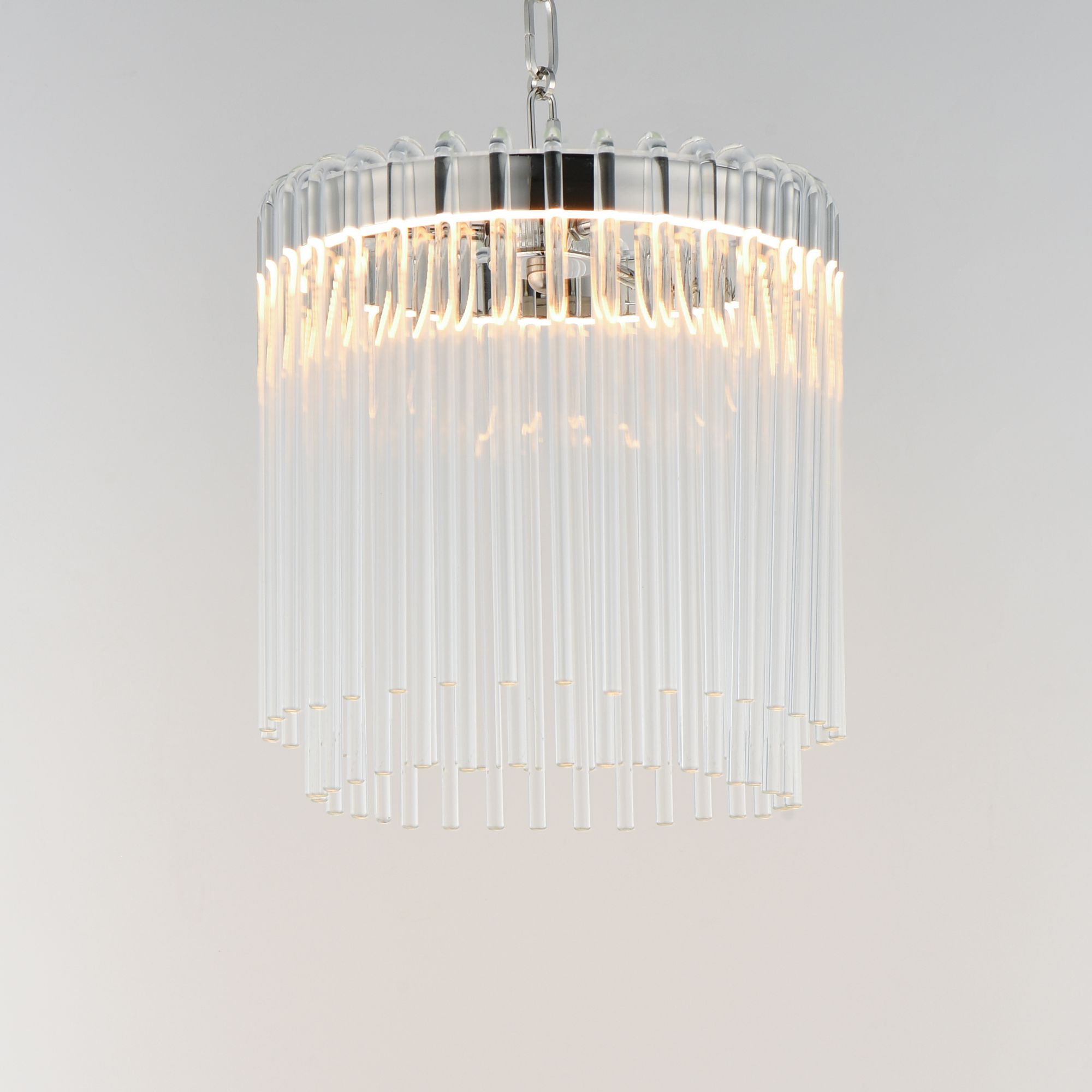 Image 3 Maxim Jolie 11" Wide Polished Nickel LED Pendant more views