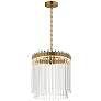 1_Maxim Jolie 11" Wide Natural Aged Brass LED Pendant