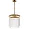 Maxim Jolie 11" Wide Natural Aged Brass LED Pendant