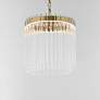 3_Maxim Jolie 11" Wide Natural Aged Brass LED Pendant more views
