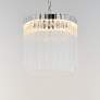 3_Maxim Jolie 11" Wide Polished Nickel LED Pendant more views