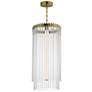 1_Maxim Jolie 14" Wide Natural Aged Brass Foyer Pendant