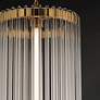 4_Maxim Jolie 14" Wide Natural Aged Brass Foyer Pendant more views
