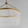 4_Maxim Jolie 24" Wide Natural Aged Brass LED Pendant more views