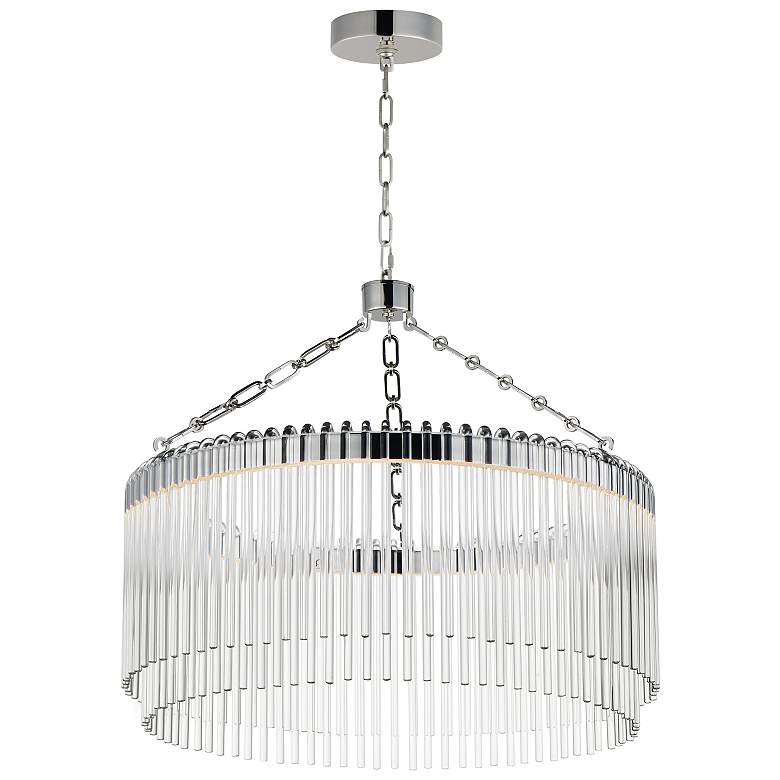 Image 1 Maxim Jolie 24" Wide Polished Nickel LED Pendant