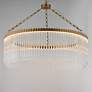 4_Maxim Jolie 34" Wide Natural Aged Brass LED Pendant Light more views