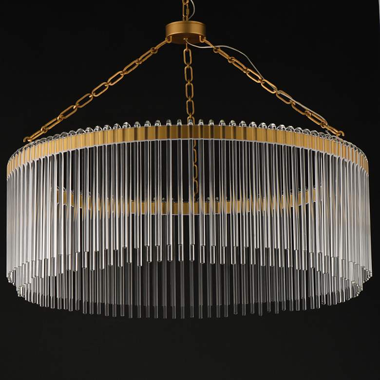 Image 2 Maxim Jolie 34" LED Pendant Natural Aged Brass more views