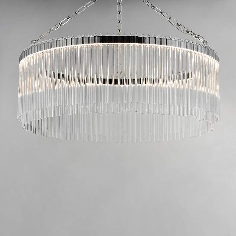 Image 3 Maxim Jolie 34" LED Pendant Polished Nickel more views