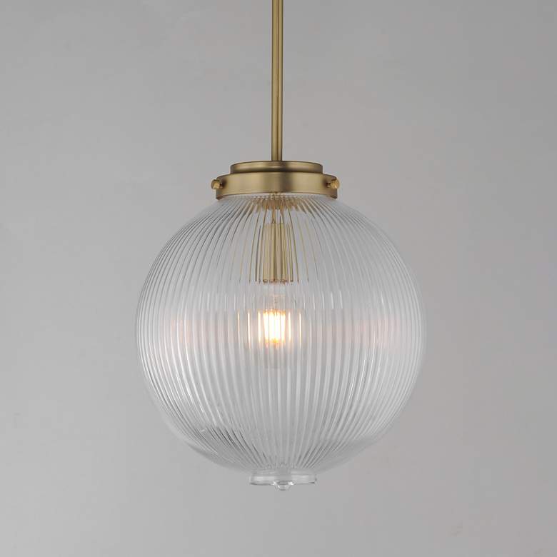 Image 3 Maxim Kasbah 11 3/4" Wide Satin Brass Mini Pendant more views