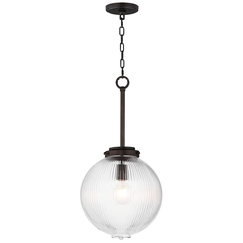 Image 1 Maxim Kasbah 12" Wide Oil Rubbed Bronze Pendant