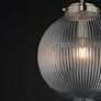 4_Maxim Kasbah 12" Wide Satin Nickel Pendant more views