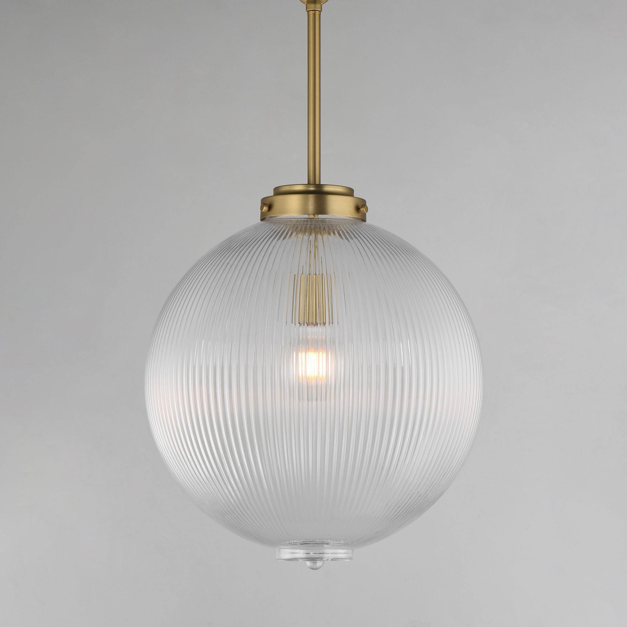 Image 3 Maxim Kasbah 15 3/4"W Satin Brass Clear Glass Pendant Light more views