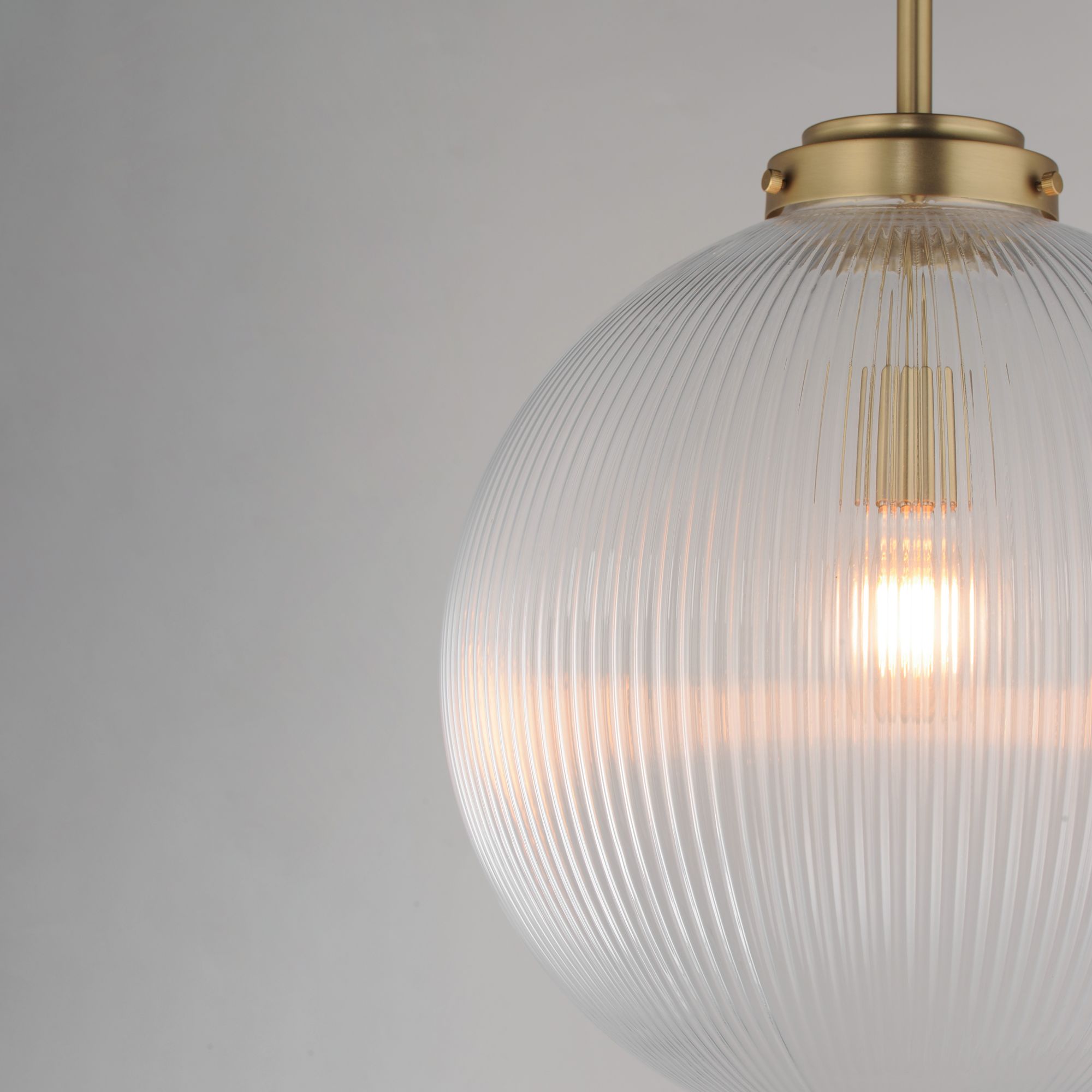 Image 4 Maxim Kasbah 15 3/4"W Satin Brass Clear Glass Pendant Light more views