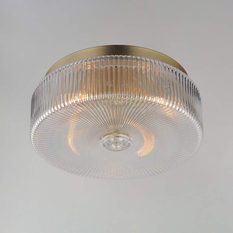 Image 2 Maxim Kasbah 16" Wide Satin Brass 4-Light Ceiling Light more views