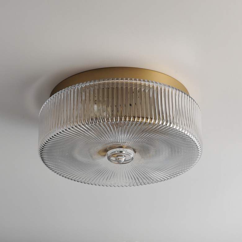 Image 4 Maxim Kasbah 16" Wide Satin Brass 4-Light Ceiling Light more views