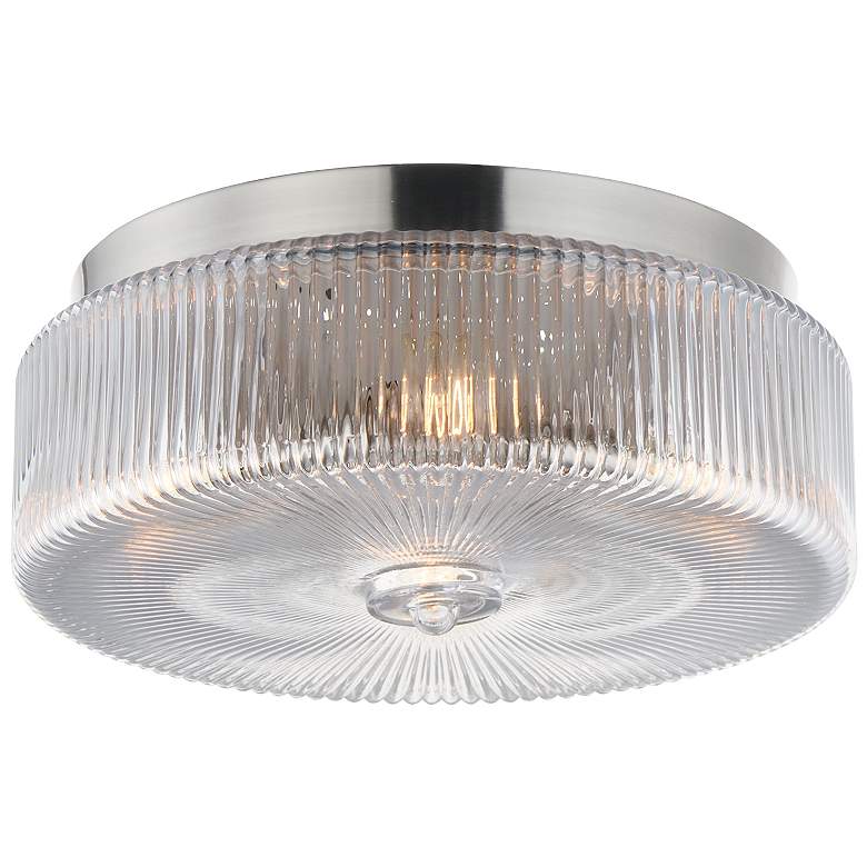 Image 1 Maxim Kasbah 16" Wide Satin Nickel 4-Light Ceiling Light