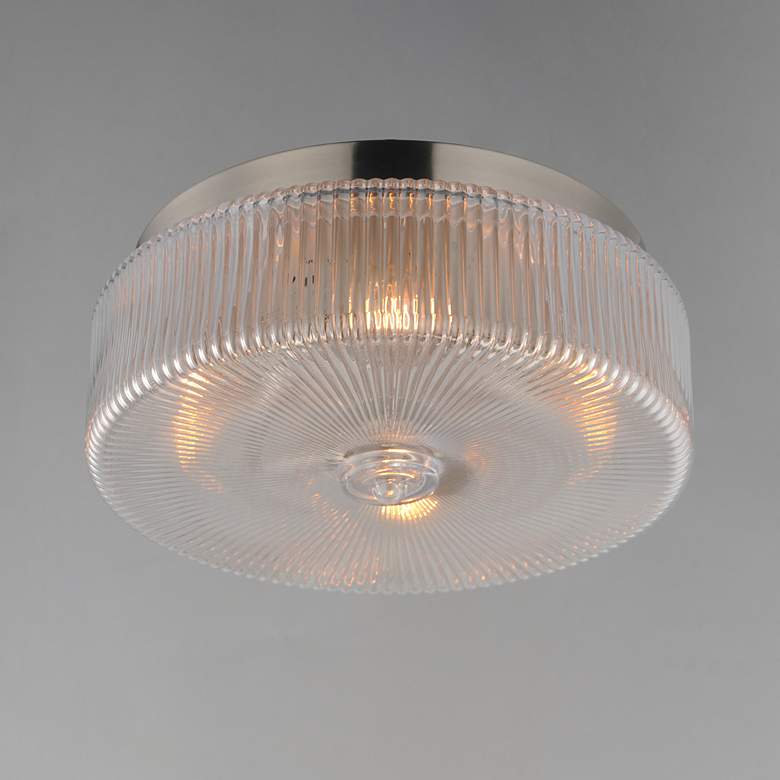 Image 2 Maxim Kasbah 16" Wide Satin Nickel 4-Light Ceiling Light more views