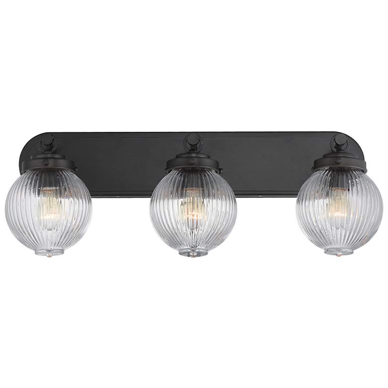 Image 1 Maxim Kasbah 25 1/2" Wide Oil Rubbed Bronze 3-Light Bath Vanity