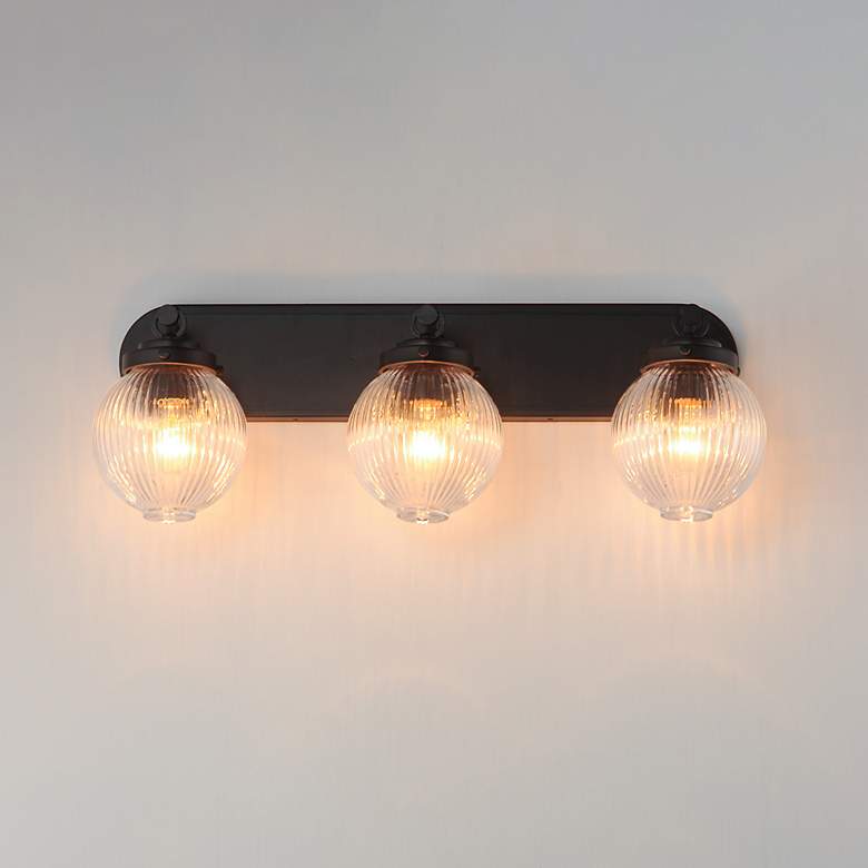 Image 3 Maxim Kasbah 25 1/2" Wide Oil Rubbed Bronze 3-Light Bath Vanity more views