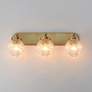 3_Maxim Kasbah 25 1/2" Wide Satin Brass 3-Light Bath Vanity more views