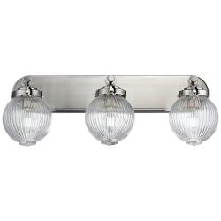 Maxim Kasbah 25 1/2" Wide Satin Nickel 3-Light Bath Vanity