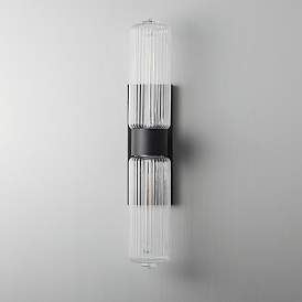 Image2 of Maxim Kasbah 28" High Oil Rubbed Bronze 2-Light Wall Sconce more views