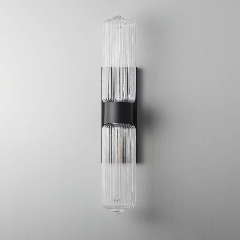 Image 2 Maxim Kasbah 28" High Oil Rubbed Bronze 2-Light Wall Sconce more views