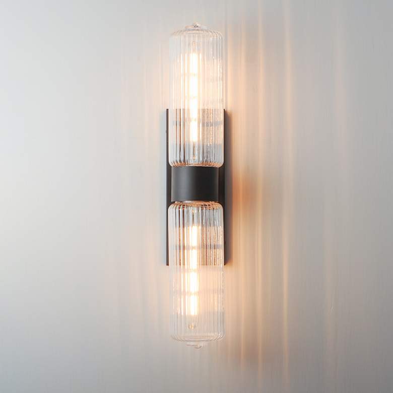Image 3 Maxim Kasbah 28" High Oil Rubbed Bronze 2-Light Wall Sconce more views