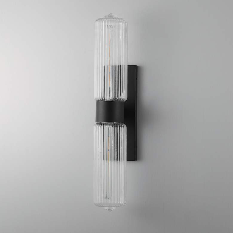 Image 4 Maxim Kasbah 28" High Oil Rubbed Bronze 2-Light Wall Sconce more views