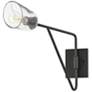 Thumbnail1 of Maxim Keppe 11" High Dark Bronze Swing Arm Wall Sconce