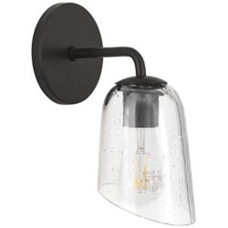 Maxim Keppe 11" High Dark Bronze Wall Sconce