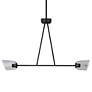 2_Maxim Keppe 42" Dark Bronze 2-Light Linear Pendant more views