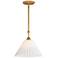 Maxim Kismet 12" Wide Gold Leaf Mini Pendant