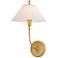 Maxim Kismet 16 1/2" High Gold Leaf Wall Sconce