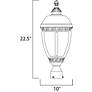 6_Maxim Knob Hill Collection 22 1/2" High Outdoor Post Light more views