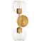 Maxim Knox 17" High Natural Aged Brass 2-Light Wall Sconce