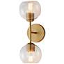 5_Maxim Knox 17" High Natural Aged Brass 2-Light Wall Sconce more views