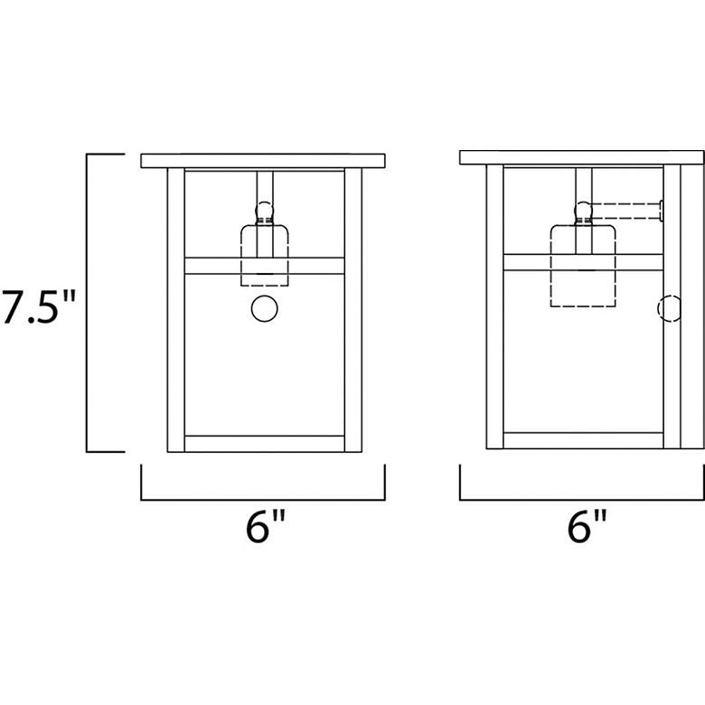 Image 2 Maxim Knoxville 11" High Traditional LED Outdoor Wall Light more views