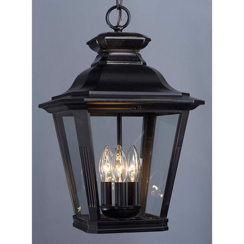 Image 2 Maxim Knoxville 17 1/2" High Bronze Outdoor Hanging Light more views