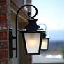 1_Maxim Knoxville 18 1/2" Scroll Arm Traditional LED Outdoor Wall Light