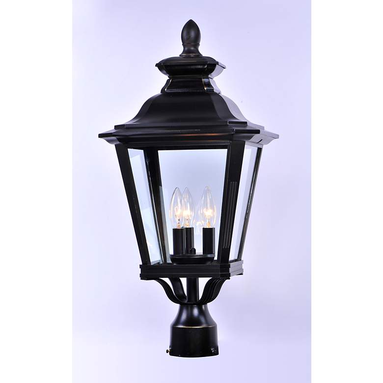 Image 2 Maxim Knoxville 23.5" Traditional Carriage House Outdoor Post Mount more views