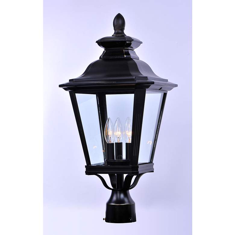 Image 3 Maxim Knoxville 23.5" Traditional Carriage House Outdoor Post Mount more views