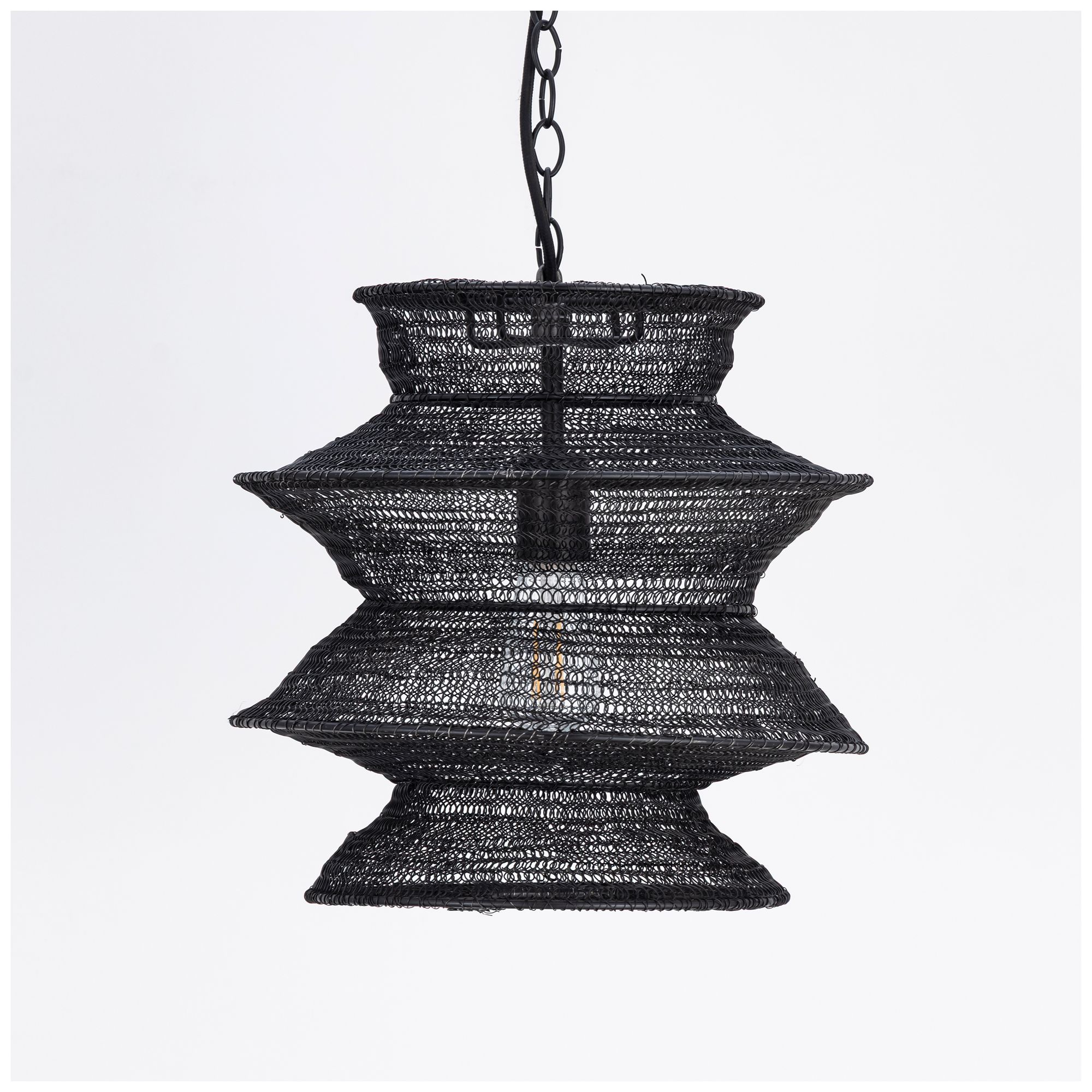 Image 2 Maxim Krabi 14" Wide Black 1-Light Pendant more views