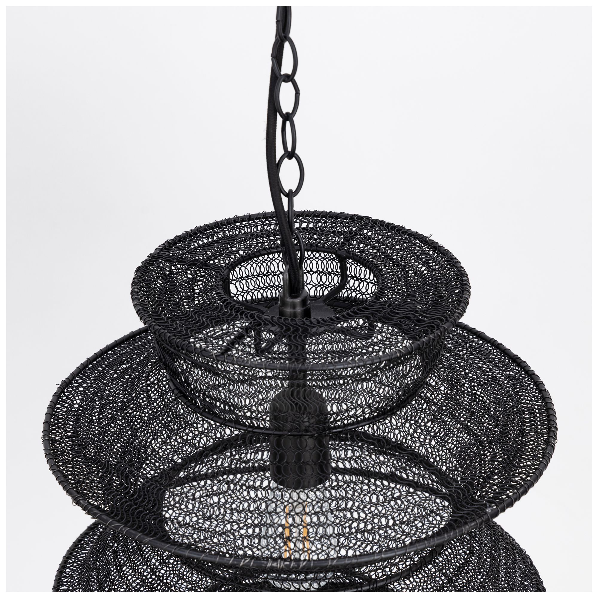 Image 5 Maxim Krabi 14" Wide Black 1-Light Pendant more views