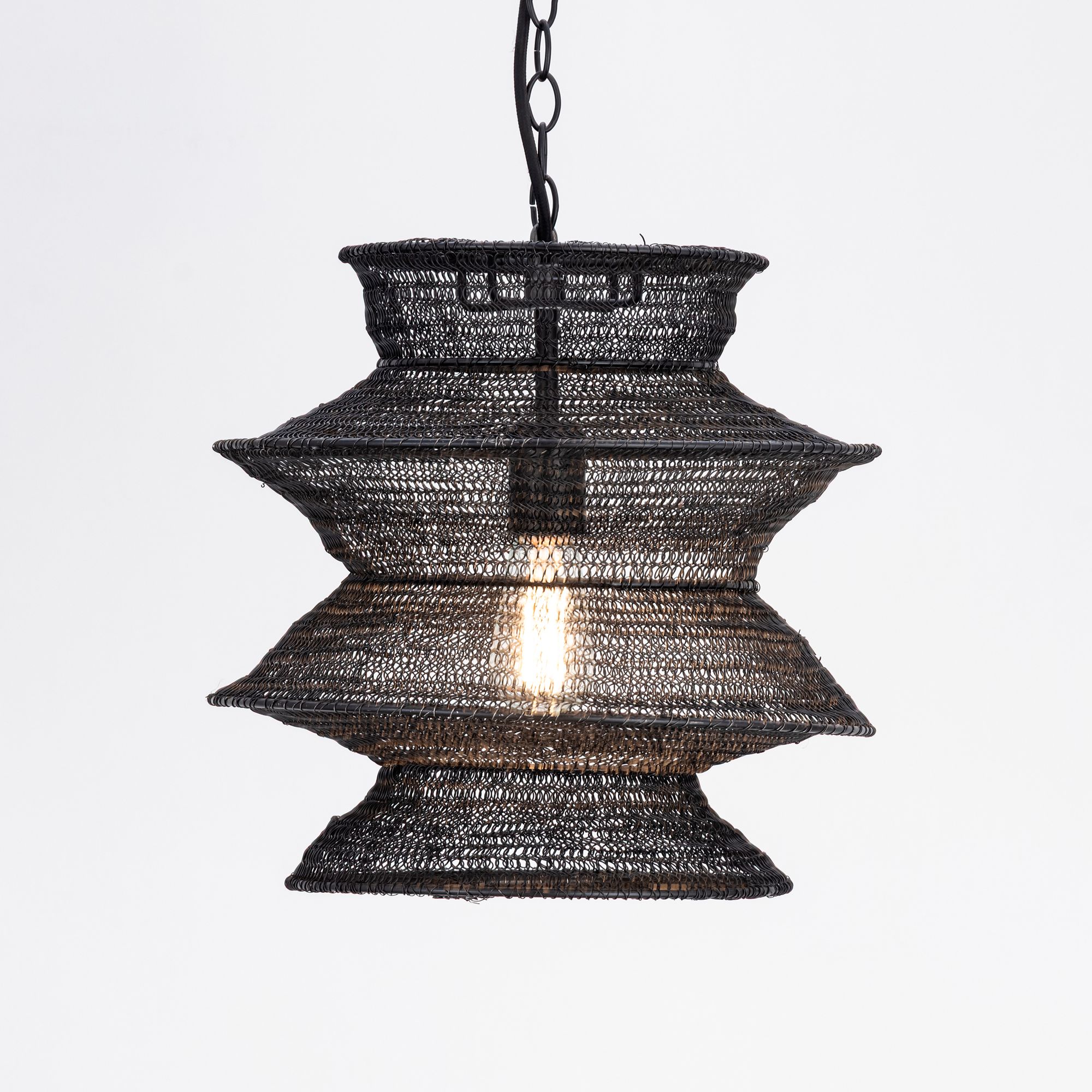 Image 7 Maxim Krabi 14" Wide Black 1-Light Pendant more views