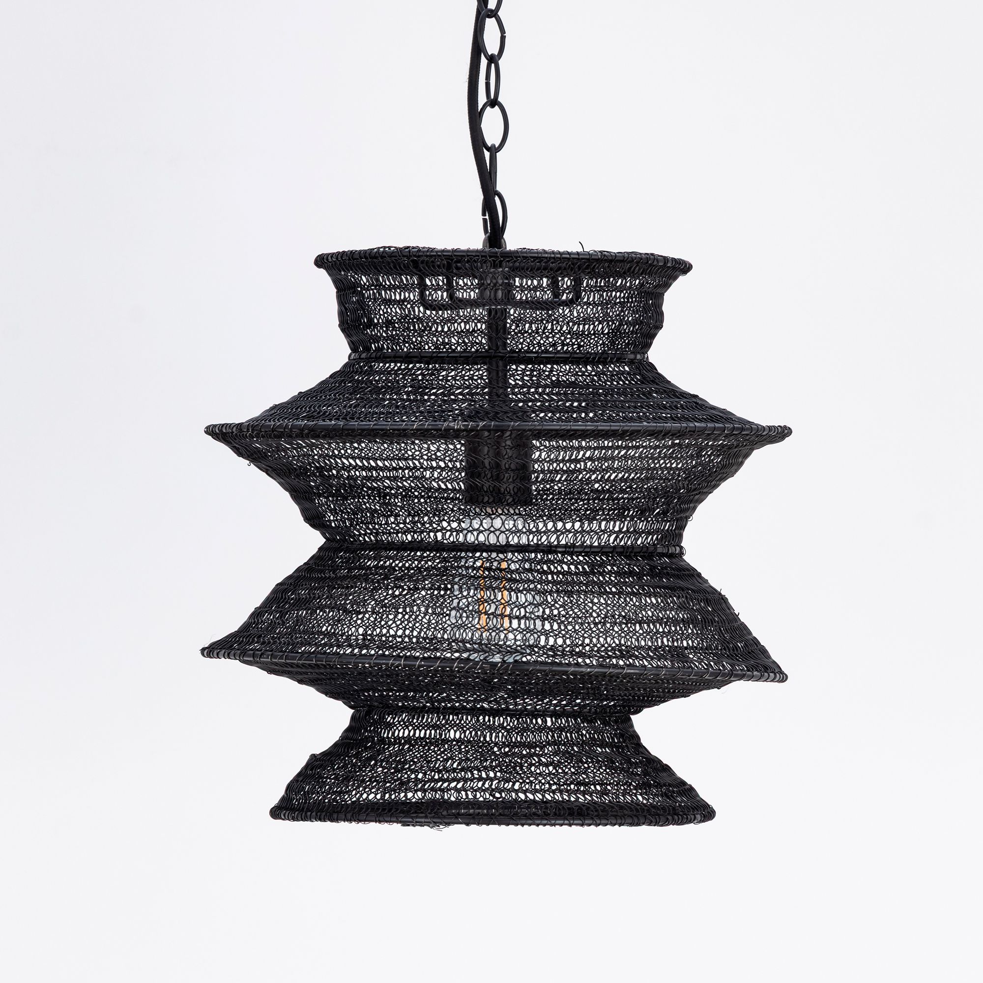 Maxim Krabi 14" Wide Black 1-Light Pendant